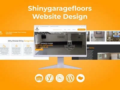 Shinygaragefloors Website Design attractive website business website graphic design landing page responsive website web design website design