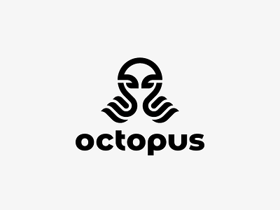 octopus concept design logo octopus