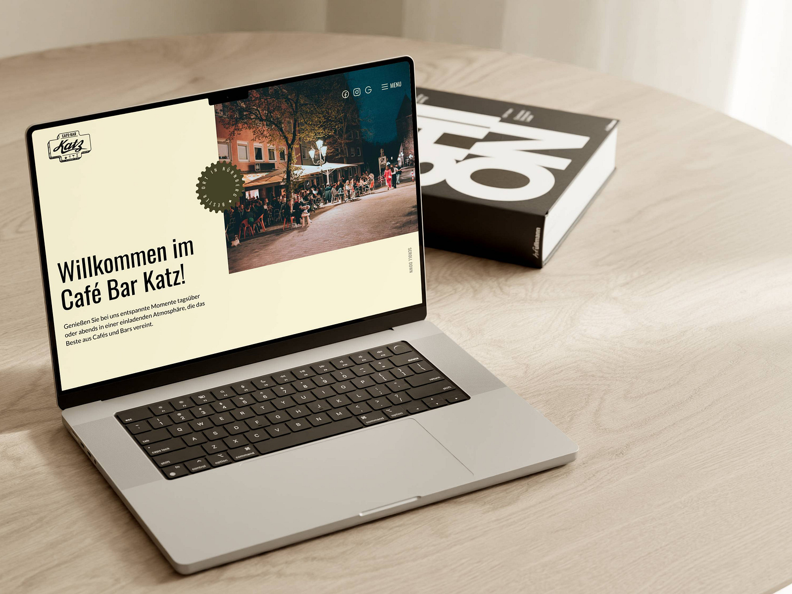 Katz cafe bar website by Antonija Vucak on Dribbble