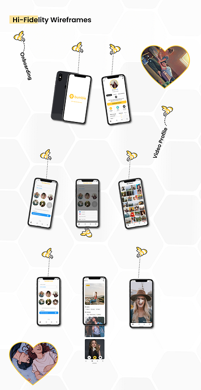 Bumble Redesign app figma graphic design ui ux