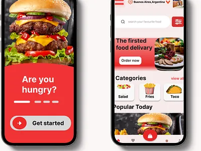 Food delivery app design 3d animation app branding design graphic design illustration logo motion graphics ui