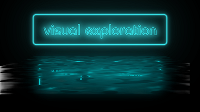 VISUAL EXPLORATION #AE after effects animation graphic design illustration motion motion graphics neon neon light typography visual