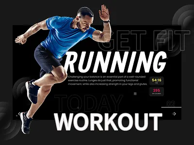 Fitness and Workout animation app design banner branding design graphic design landing page motion graphics ui ui design uidesign uiux ux