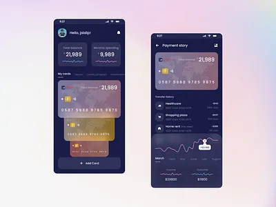 Credit Card Manager app design bank bank cradit card branding card management credit card design design graphic design illustration latest logo mobile app new trend ui ui ux ui design uidesign uiux