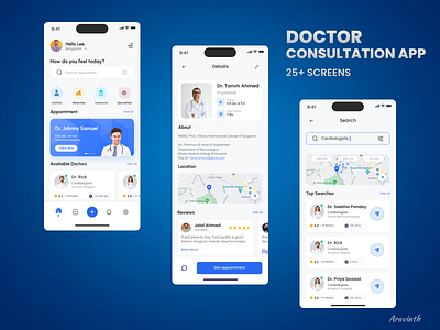 MEDICAL APPLICATION android app app design doctor doctor consultation ios location medical mobile search filter ui ui design uiux user interface ux