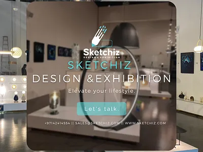 Sketchiz Design and Exhibition 3d animation branding graphic design logo motion graphics ui