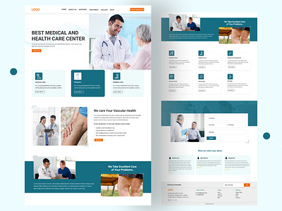 Health Care Website Ui Design