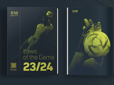 Laws of the Game official books book book design book publishing cover design dtp football football rules graphic design illustration key visual laws of the game print