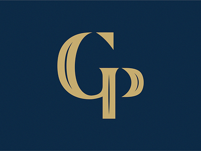GP gp letter logo monogram pg