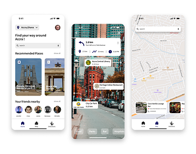 Augmented Reality App app arapp augmentedreality design figma ui uidesign uitrends uiuxdesign userexperience ux