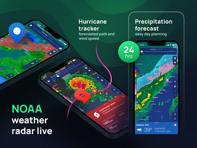 ASO Design for Clime app app branding clime forecast graphic design hurricane illustration logo map notification radar rain tornado tracker typography ui vector warning weather