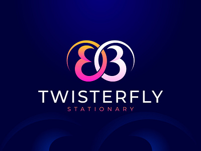 Twisterfly branding butterfly graphic design logo stationary twist
