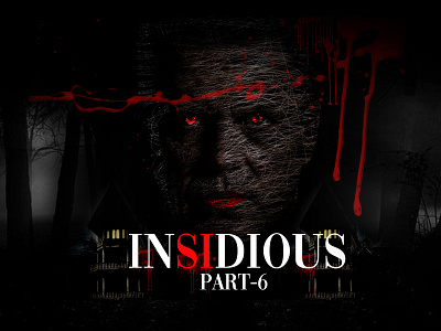 INSIDIOUS POSTER branding graphic design illustration logo