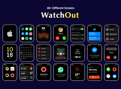 Health Smart Watch App - Apple Watch UI/UX Design apple watch branding smart watch watch watch app watch design watches