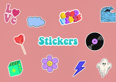 Sticker Packs graphic design illustration
