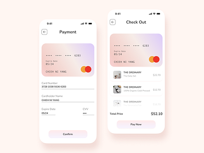 Credit Card Checkout_Daily UI Challenge #002 design ui