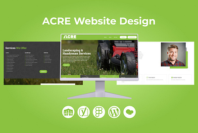 ACRE Website Design attractive website business website design graphic design illustration landing page responsive website web design website design