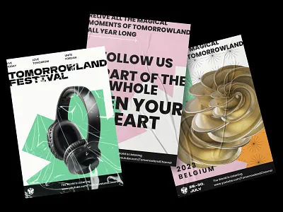 The concept of the electronic music festival Tomorrowland 2023. belgium concept festival graphic design identity design music music festival poster sound tommorowland