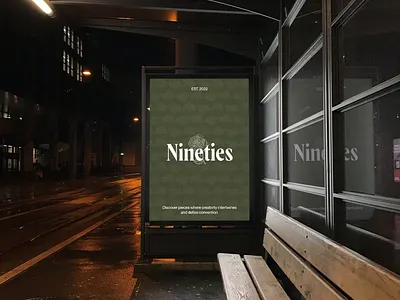 Nineties - Citylight ads billboard brand identity branding citylight fashion logo marketing ui ux