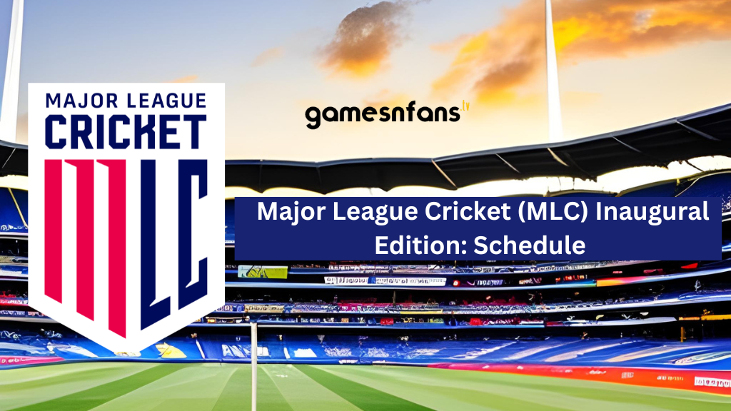 Major League Cricket (MLC) Inaugural Edition Schedule by Astik on Dribbble