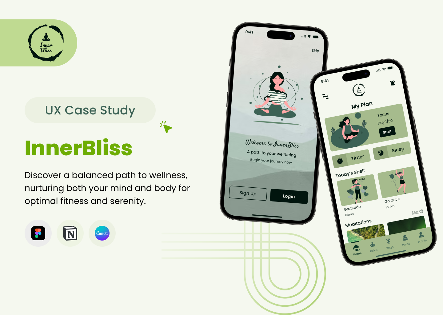 InnerBliss UX Case Study by Mohan Kumar on Dribbble