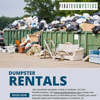 Dumpster Rentals in Anaheim, CA | PirateDumpsters ca