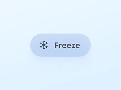 Cozmic Banking – Freeze Button banking blue branding button cold element flat freeze frost gradient minimal modern snow snowflake ui ui element ui ux ux vector winter