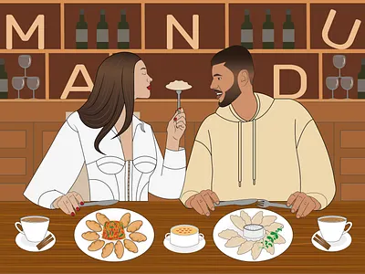 HAPPY COUPLE adobe illustrator animation design graphic design illustration people vector vector graphic