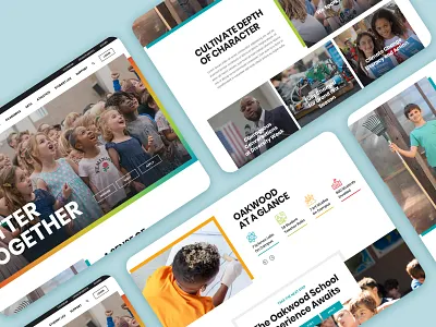 School Website Design ui ux web design