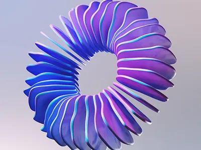 Abstract Exploration 01 3d animation app blender branding cg cgi design marketing mograph motion graphics ui ui design ux