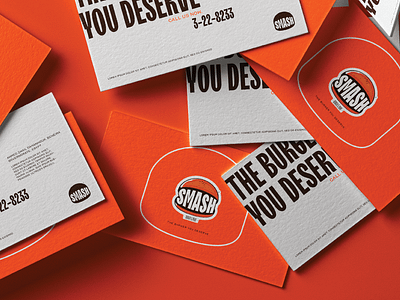 Smash Burger branding burger fastfood graphic design logo typeface typography vector