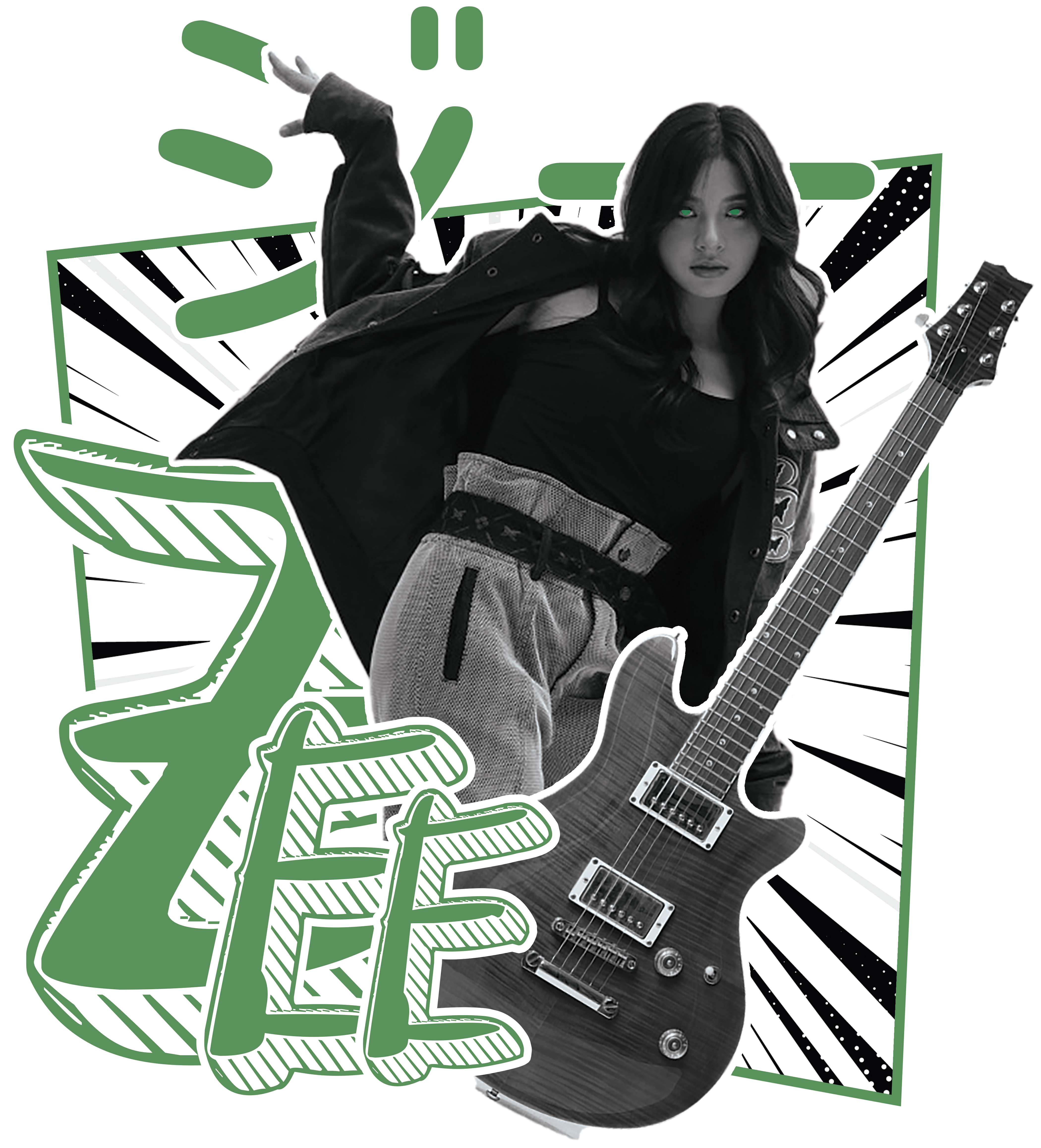 Green Comic - ZeeJKT48 branding design graphic design