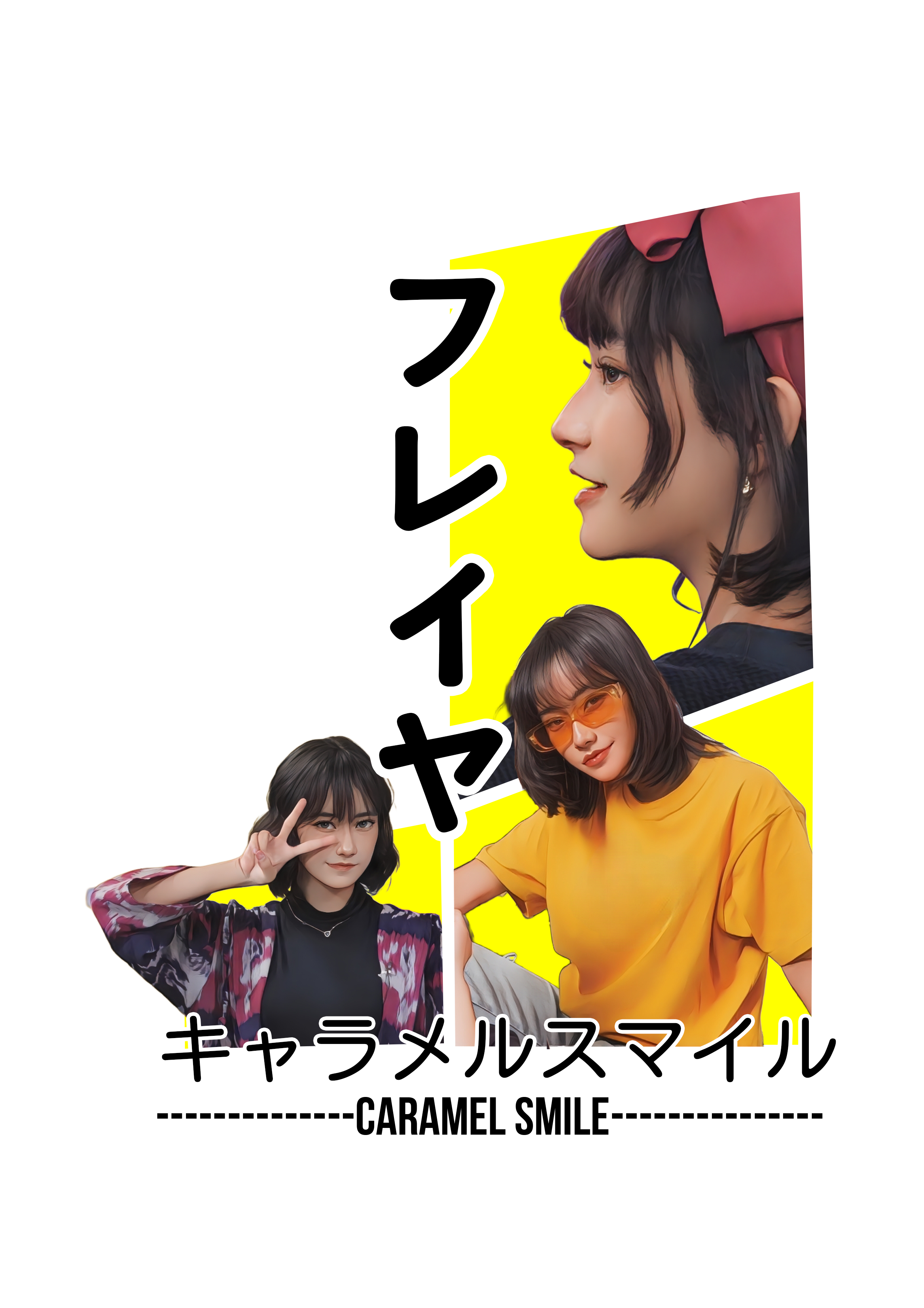 Yellow Comic - Freya JKT48 branding design graphic design