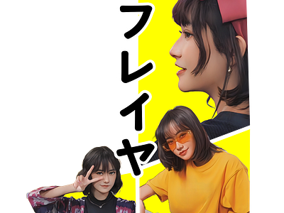 Yellow Comic - Freya JKT48 branding design graphic design