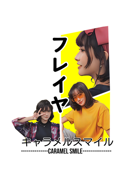Yellow Comic - Freya JKT48 branding design graphic design
