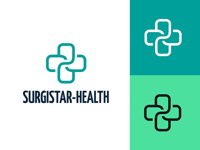 Surgistar Health logo abstract logo brand brand mark branding business logo creative logo graphic design icon illustration logo logo design logo mark logos minimal modern logo popular logo typography unique logo vector visual identity