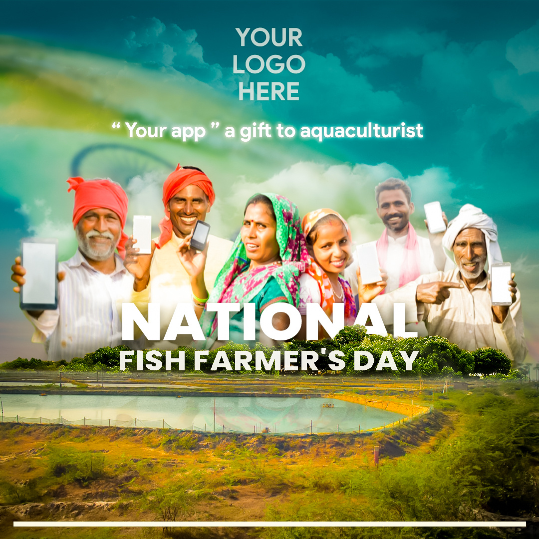 national fish farming day by Atul Designer on Dribbble