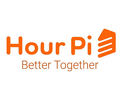 Hour Pie logo branding design graphic design illustration logo motion design motion graphics sound design ui vector