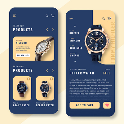 Watches App Design-UIdesignz app branding dashboard design graphic design illustration logo mobile app design ui ux