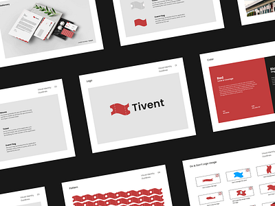 Tivent App Brand Identity apps branding graphic design identity logo mobile ui visual