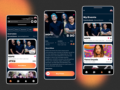 TICKET BOOKING APP • APP CONCEPT app app design app interface booking design music product ui ux