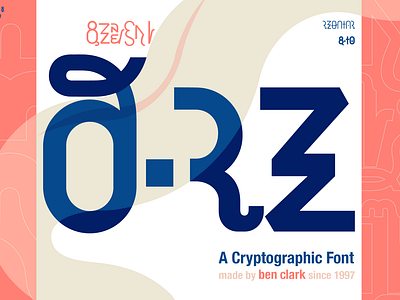 Benish Core Font cipher cryptography font typography