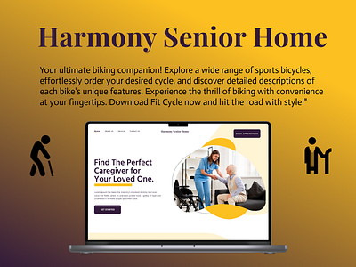 Senior living community design figma graphic design illustration ui ux