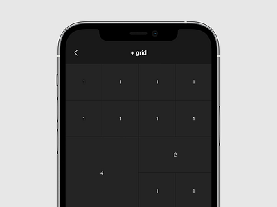 #GRID app concept interaction ios mobile ui ux