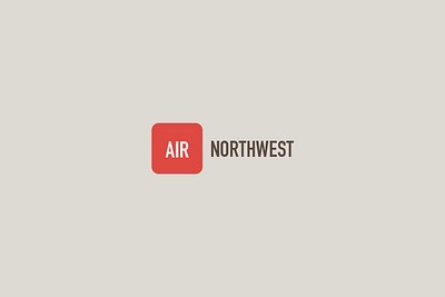 Air Northwest Brand brand branding graphic design lettermark logo typography
