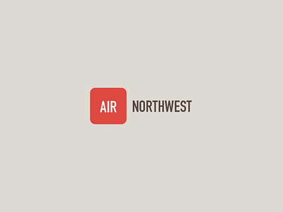 Air Northwest Brand brand branding graphic design lettermark logo typography