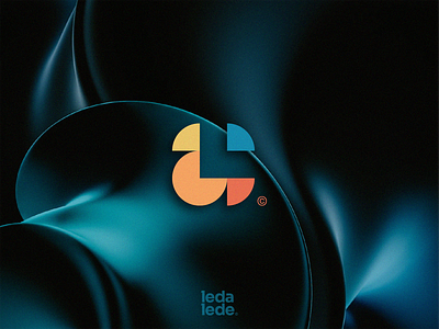 Leda - Lede | L letter abstract branding colorful design l letter logo modern simple