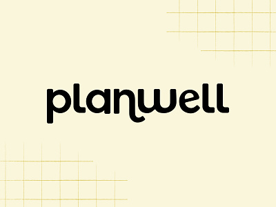 Planwell Logo branding design logo