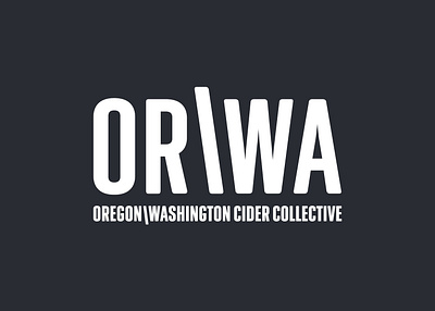 Oregon Washington Cider Collective (Brand) brand branding cider graphic design label design lettermark logo