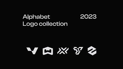 Alphabet collection 2023 3d animation branding design graphic design illustration inspiration logo logo design marca motion graphics ui ux vector